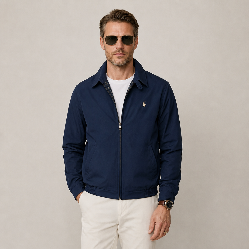 Polo RL Waterproof Bomber Jacket with Stand-Up Collar | Clearance Sale
