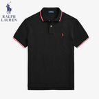 Klassisches Piqué-Poloshirt Polo RL Genf mit Kontraststreifen