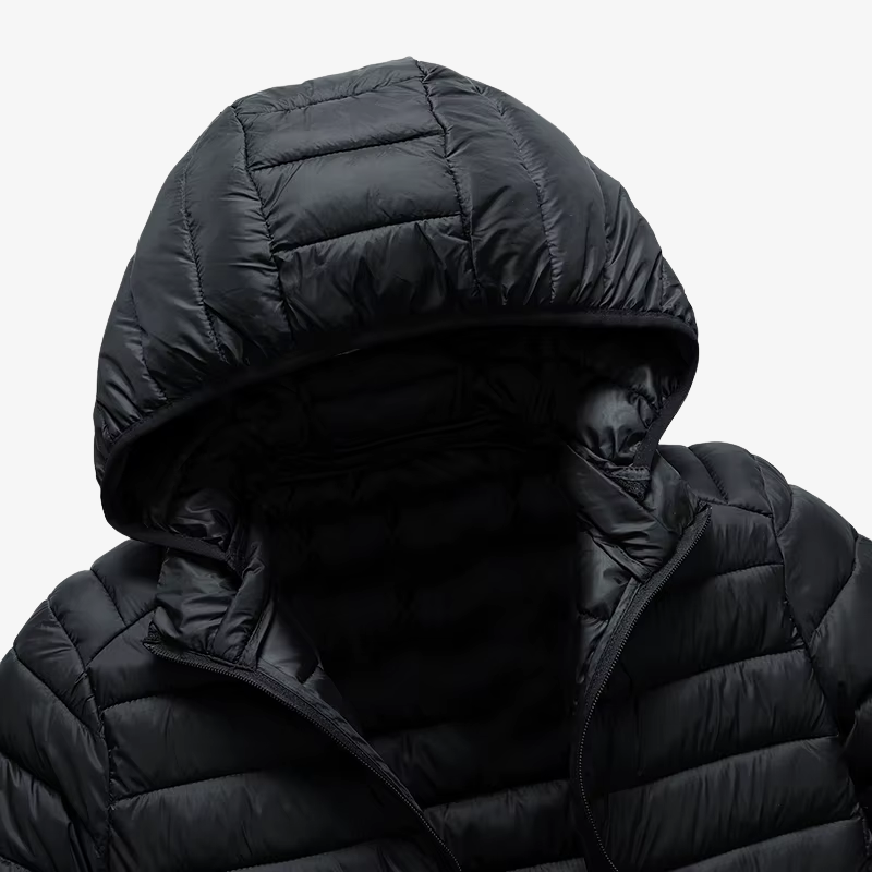 Elias Ultra-Light Steppjacke mit abnehmbarer Kapuze