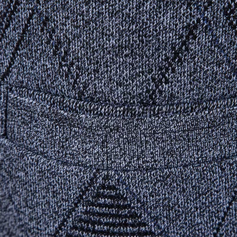 Salzburg Klassischer Cardigan mit Argyle-Muster und V-Ausschnitt