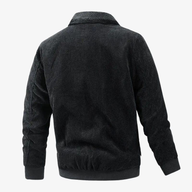 Graz Klassische Cordjacke mit Sherpa-Fleece Futter