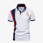 Graz Sportliches Polo-Team Shirt mit exklusivem Wappen-Stick