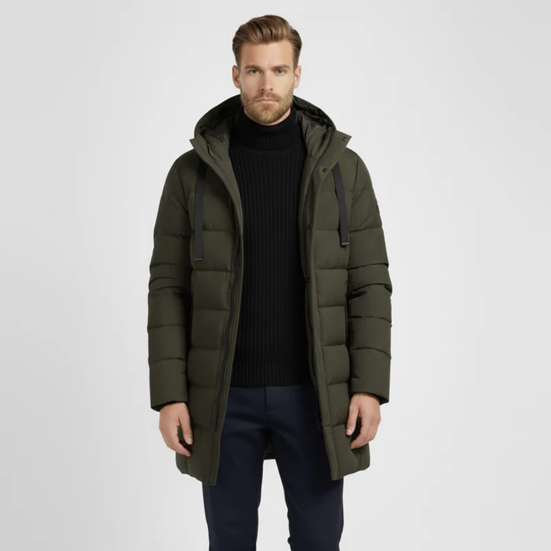 St. Moritz Technischer Daunen-Parka für Herren mit Kapuze