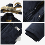 Graz Schwerer Arktis-Parka mit Thermo-Fleece-Futter