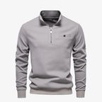 Mainz Quarter-Zip Sweatshirt mit Stehkragen und Brusttasche