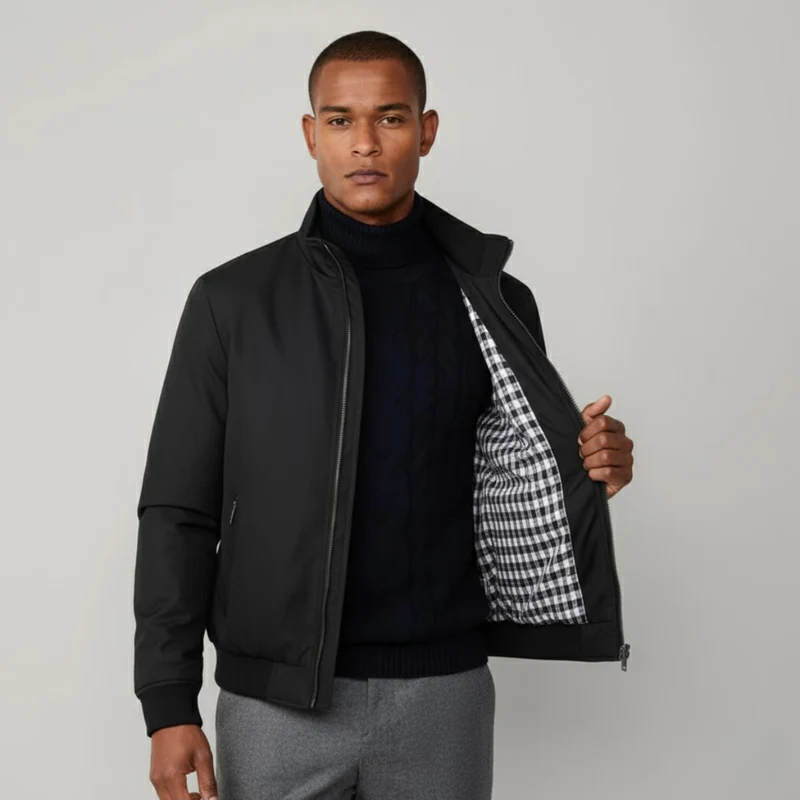 Kiel Urban-Harrington Jacke mit Gitter-Print-Futter