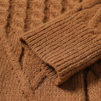 St. Moritz Hybrid-Strickjacke mit Stehkragen und Wattierung
