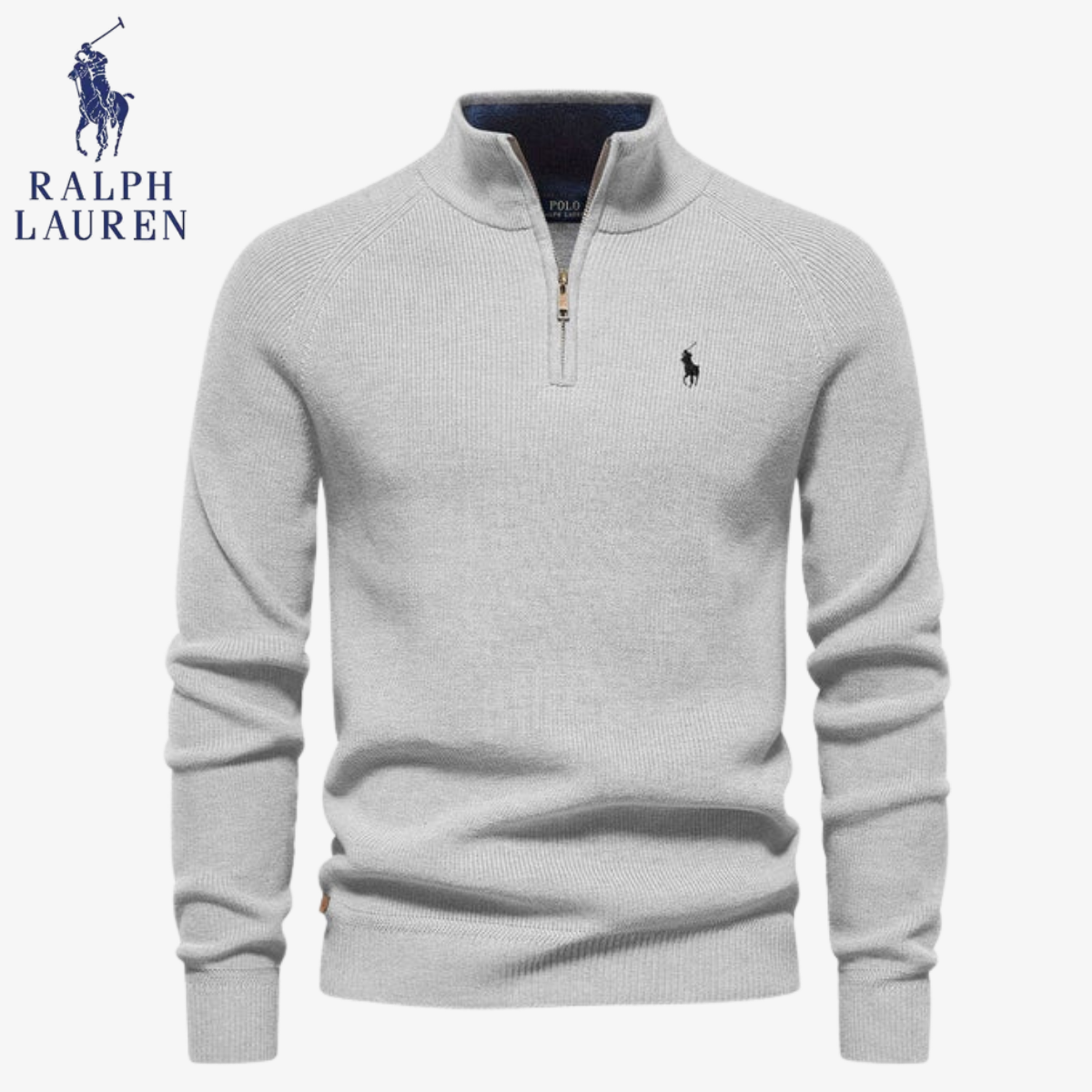 Polo RL Wollpullover mit Half-Zip | Herbst-Vorschau