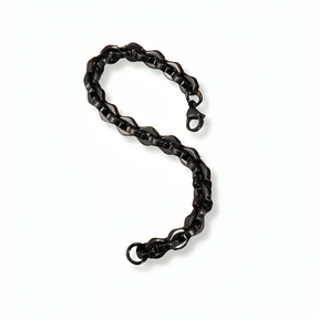 Pulseira Masculina George de Aço Preto