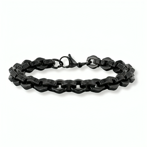 Pulseira Masculina George de Aço Preto