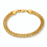 Pulseira Masculina Taylor de Aço Dourado