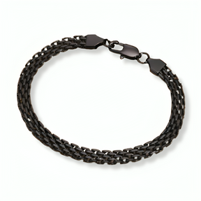 Pulseira Masculina Taylor de Aço Preto