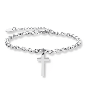 Pulseira Masculina Luke de Aço Prata